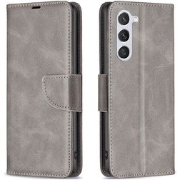 Mobigear Excellent Samsung Galaxy S23 Étui Portefeuille - Gris