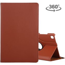 Mobigear DuoStand Coque Samsung Galaxy Tab A7 (2020) Etui Rotatif - Marron
