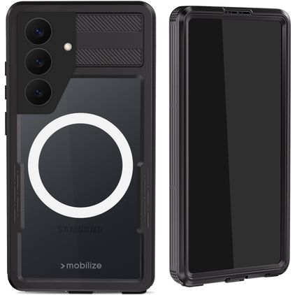 Mobilize Waterproof Coque Samsung Galaxy S26 MagSafe Coque arrière Imperméable Rigide - Noir