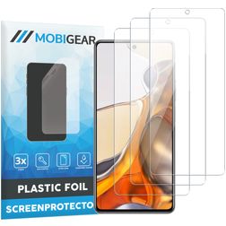Mobigear Xiaomi 11T Protection d'écran Film - Compatible Coque (Lot de 3)