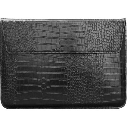 Mobigear Envelope Croco Pochette Ordinateur portable (max 19 cm x 30 cm) Housse ordinateur - Noir