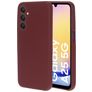Mobiparts Coque Samsung Galaxy A25 Coque arrière en Silicone - Plum Red