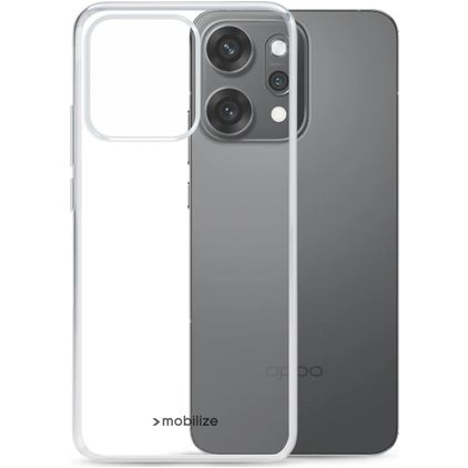 Mobilize Gelly Case Coque Transparente OPPO Reno 14 Pro Coque arrière en TPU Souple - Transparent