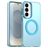Mobigear Shockproof Coque Samsung Galaxy S26 MagSafe Coque arrière Rigide - Bleu