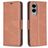 Mobigear Excellent Samsung Galaxy S25 Edge Étui Portefeuille - Marron