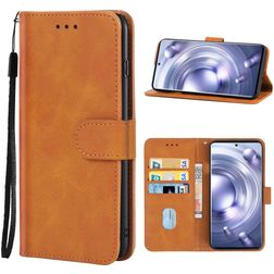Mobigear Wallet Housse Vivo X80 Pro Etui Porte-Monnaie - Marron