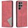 Mobigear Rhombus Slim Housse Samsung Galaxy S24 Ultra Etui - Rouge