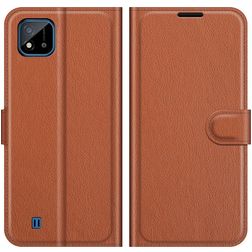 Mobigear Classic Housse Realme C11 (2020) Etui Porte-Monnaie - Marron