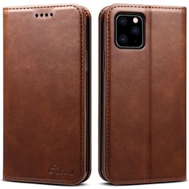 Suteni Art Housse iPhone 11 Pro Etui Porte-Monnaie - Marron