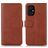 Mobigear Wallet Housse POCO M5 Etui Porte-Monnaie - Marron