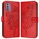Mobigear Butterfly Housse Nokia G42 Etui Porte-Monnaie - Rouge