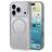 Mobiparts Hardcover Coque Transparente iPhone 17 Pro MagSafe Coque arrière Rigide - Transparent