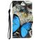 Mobigear Design Housse Xiaomi Redmi 9C Etui Porte-Monnaie - Papillon