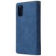 Mobigear Zipper Housse Samsung Galaxy A41 Etui Porte-Monnaie - Bleu