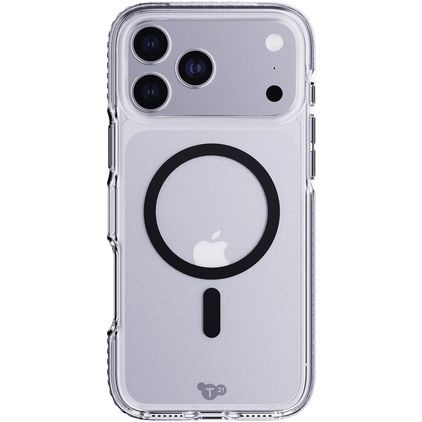 Tech21 EvoCrystal Coque Transparente iPhone 17 Pro Max MagSafe Coque arrière Rigide - Transparent