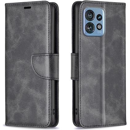 Mobigear Excellent Housse Motorola Edge 40 Pro Etui Porte-Monnaie - Noir
