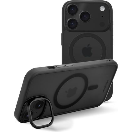 Mobilize Hybrid Pro Coque iPhone 17 Pro MagSafe Coque arrière Rigide Anti-Chocs - Noir