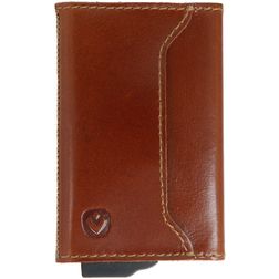 Valenta Card Case Plus - Porte Cartes en en Cuir véritable - 7 Cartes - Marron