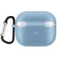 Mobigear Classic Coque Apple AirPods 3 Coque en Silicone Souple - Bleu