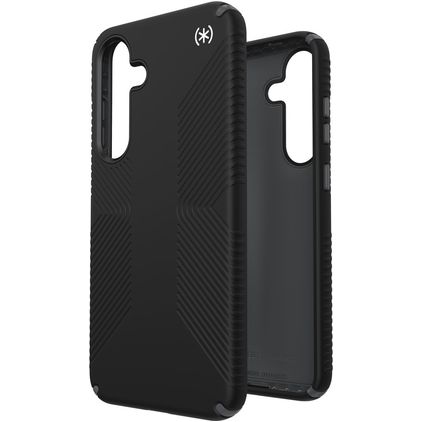 Speck Presidio2 Grip Coque Samsung Galaxy S25 Plus Coque arrière Rigide Anti-Chocs - Noir
