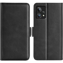 Mobigear Slim Magnet Housse Realme 9 Pro Plus Etui Porte-Monnaie - Noir