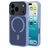 Mobiparts Hardcover iPhone 17 Pro MagSafe Plastique rigide Coque arrière - Satin Light Blue