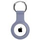Xccess Keychain Coque Apple AirTag Porte-clés en Silicone Souple - Lavender