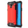 Mobigear Outdoor Coque Samsung Galaxy J6 (2018) Coque arrière Rigide Anti-Chocs - Rouge
