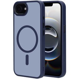 Mobiparts Hardcover Coque iPhone 16e MagSafe Coque arrière Rigide - Satin Blue