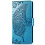 Mobigear Butterfly Housse Samsung Galaxy A30s Etui Porte-Monnaie - Bleu