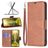 Mobigear Excellent Housse Google Pixel 7a Etui Porte-Monnaie - Marron