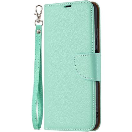 Mobigear Excellent Housse POCO M3 Pro Etui Porte-Monnaie - Turquoise