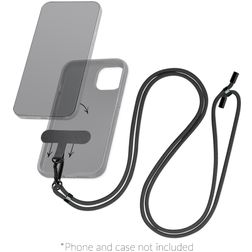 Mobilize Lanyard Cordon de téléphone universel réglable - Noir