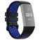 Mobigear Sport Plus Buckle Bracelet Silicone Fitbit Charge 3 Fermeture boucle ardillon - Noir / Bleu