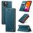 Caseme 013 Housse iPhone 12 Pro Max Etui Porte-Monnaie - Bleu