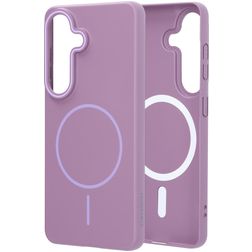 Mobiparts Slim Line Samsung Galaxy S26 MagSafe Plastique rigide Coque arrière - Imperial Purple