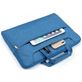 Mobigear Denim Zipper Sac à bandoulière Ordinateur portable 13 - 14 Pouces Sacoche ordinateur - Bleu