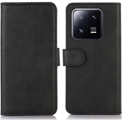Mobigear Wallet Housse Xiaomi 13 Etui Porte-Monnaie - Noir