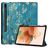 Mobigear Tri-Fold Gel Coque Samsung Galaxy Tab S7 FE Etui en TPU,Similicuir + Porte-crayon - Fleurs d'amande