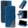 Mobigear Rhombus Housse iPhone 12 Pro Etui Porte-Monnaie - Bleu