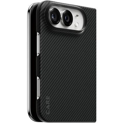 CARE by PanzerGlass Discovery iPhone Duo MagSafe Plastique rigide Coque arrière - Noir