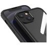 Valenta Full Cover Coque iPhone 13 Mini Coque arrière en Verre trempé Anti-Chocs - Noir