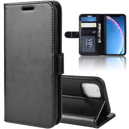 Mobigear Wallet Housse iPhone 11 Etui Porte-Monnaie - Noir