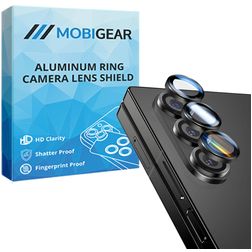 Mobigear Single Samsung Galaxy Z Fold 4 Verre trempé Protection Objectif Caméra - Compatible Coque - Noir
