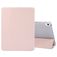 Mobigear Tri-Fold Gel Coque iPad Air 4 (2020) Etui en TPU,Similicuir + Porte-crayon - Rose