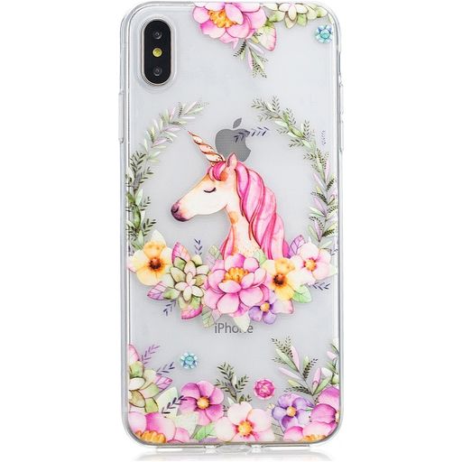 Mobigear Design Coque iPhone XS Max Coque arrière en TPU Souple - Licorne