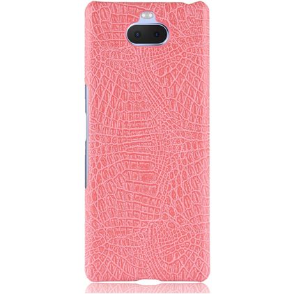 Mobigear Croco Coque Sony Xperia 10 Plus Coque arrière Rigide - Rose