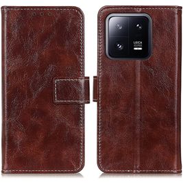 Mobigear Basic Housse Xiaomi 13 Etui Porte-Monnaie - Marron
