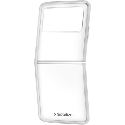 Mobilize Gelly Case Coque Transparente Samsung Galaxy Z Flip 7 Coque arrière en TPU Souple - Transparent