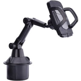 Mobigear Support Voiture Porte-gobelet Pince Universel - Noir